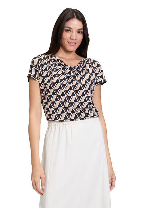 An image of the Betty Barclay Cowl Neck Top