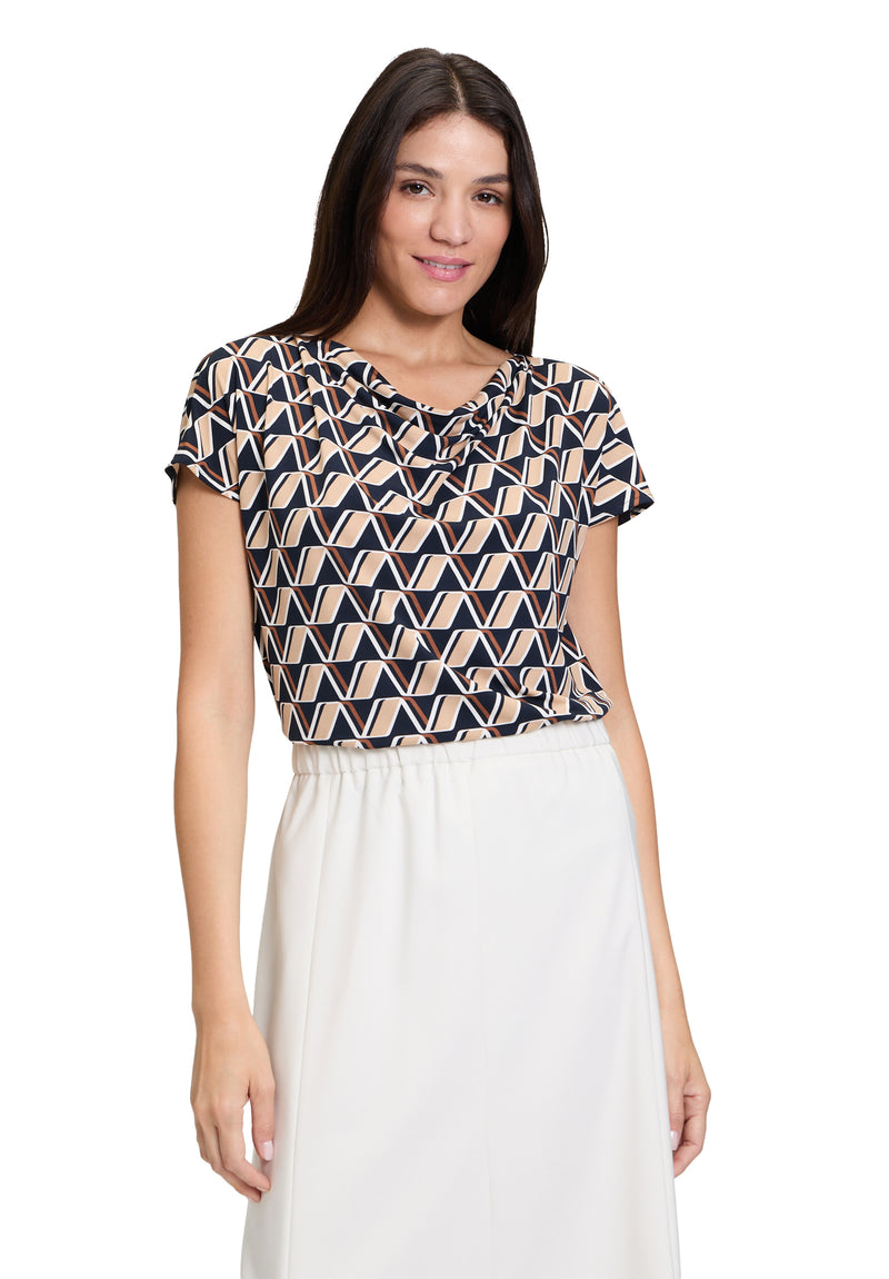 An image of the Betty Barclay Cowl Neck Top