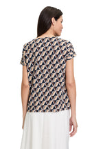 An image of the Betty Barclay Cowl Neck Top