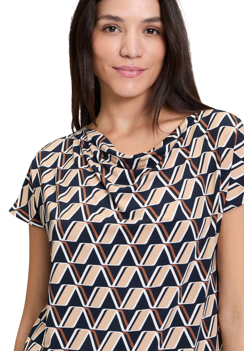 An image of the Betty Barclay Cowl Neck Top
