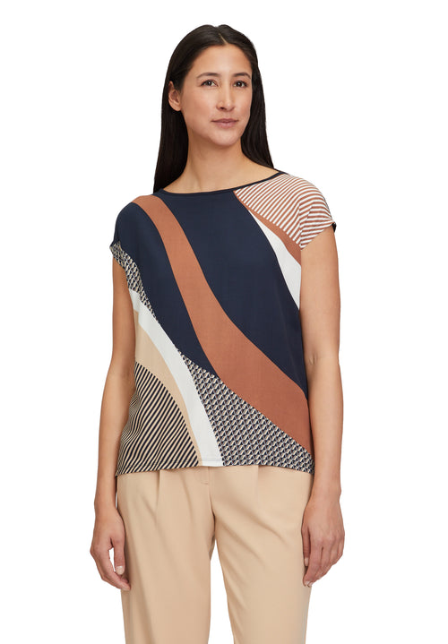 An image of the Betty Barclay Patterned T-Shirt