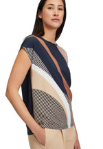 An image of the Betty Barclay Patterned T-Shirt