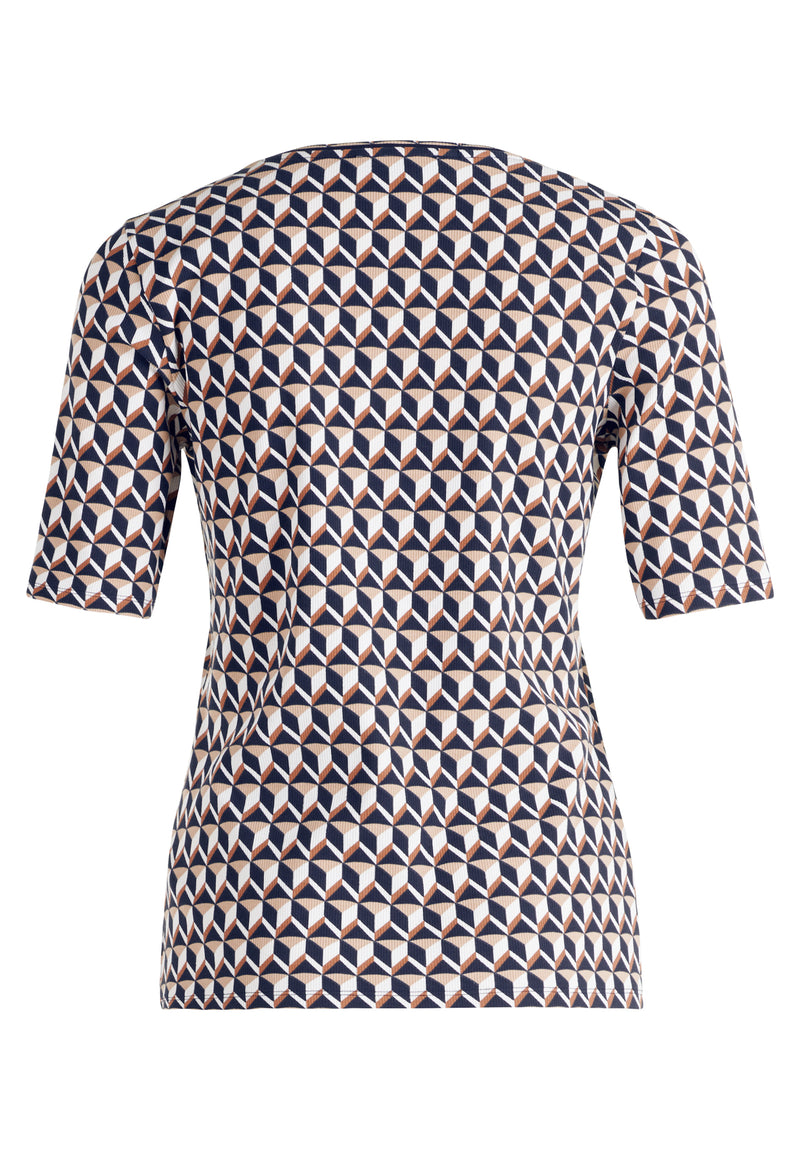 An image of the Betty Barclay Patterned T-Shirt