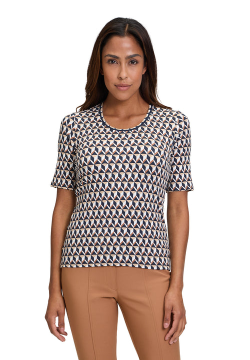An image of the Betty Barclay Patterned T-Shirt