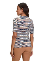 An image of the Betty Barclay Patterned T-Shirt