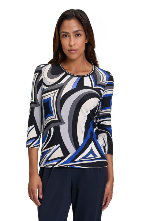 An image of the Betty Barclay Abstract Top