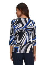 An image of the Betty Barclay Abstract Top