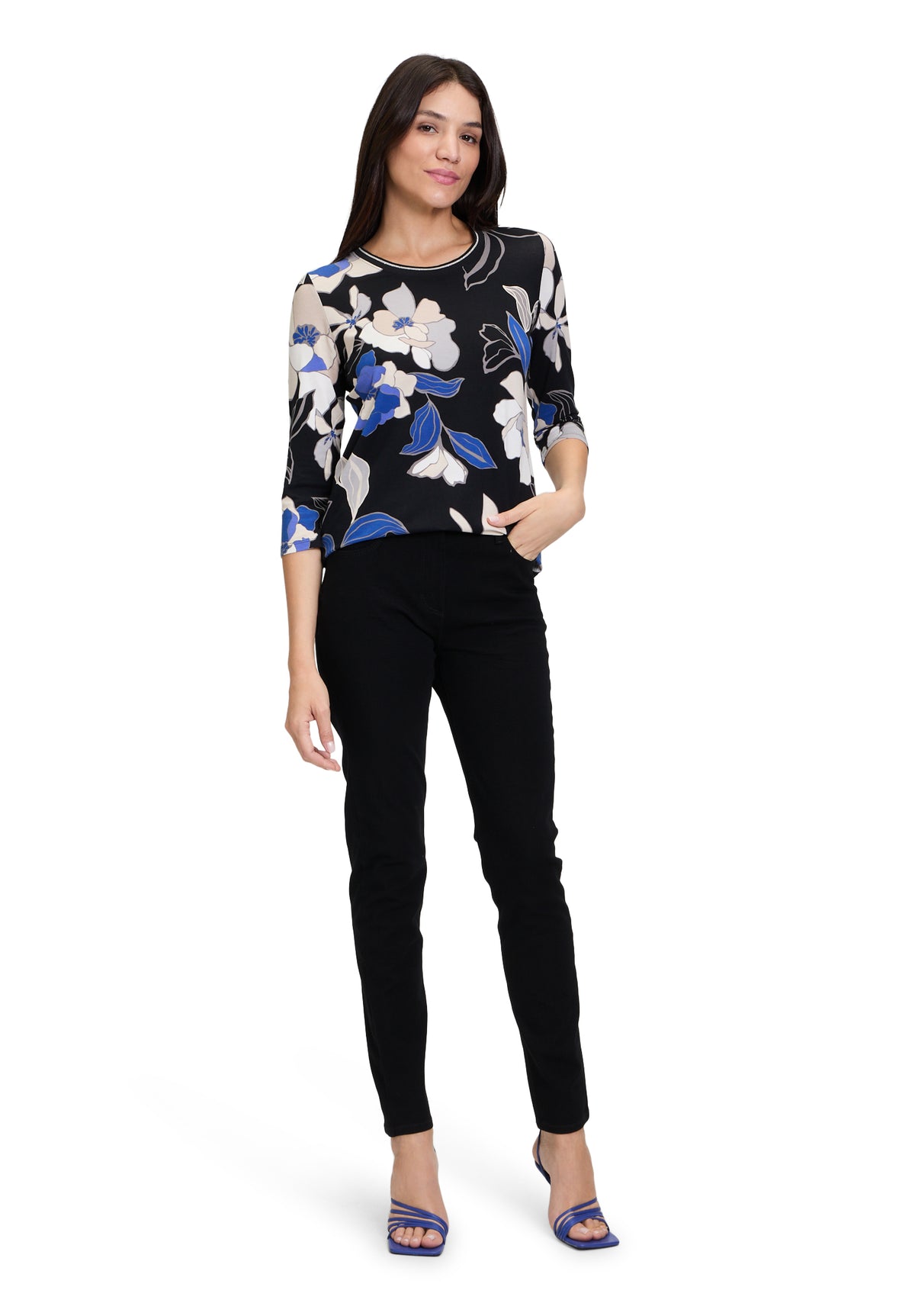 An image of the Betty Barclay Floral Top