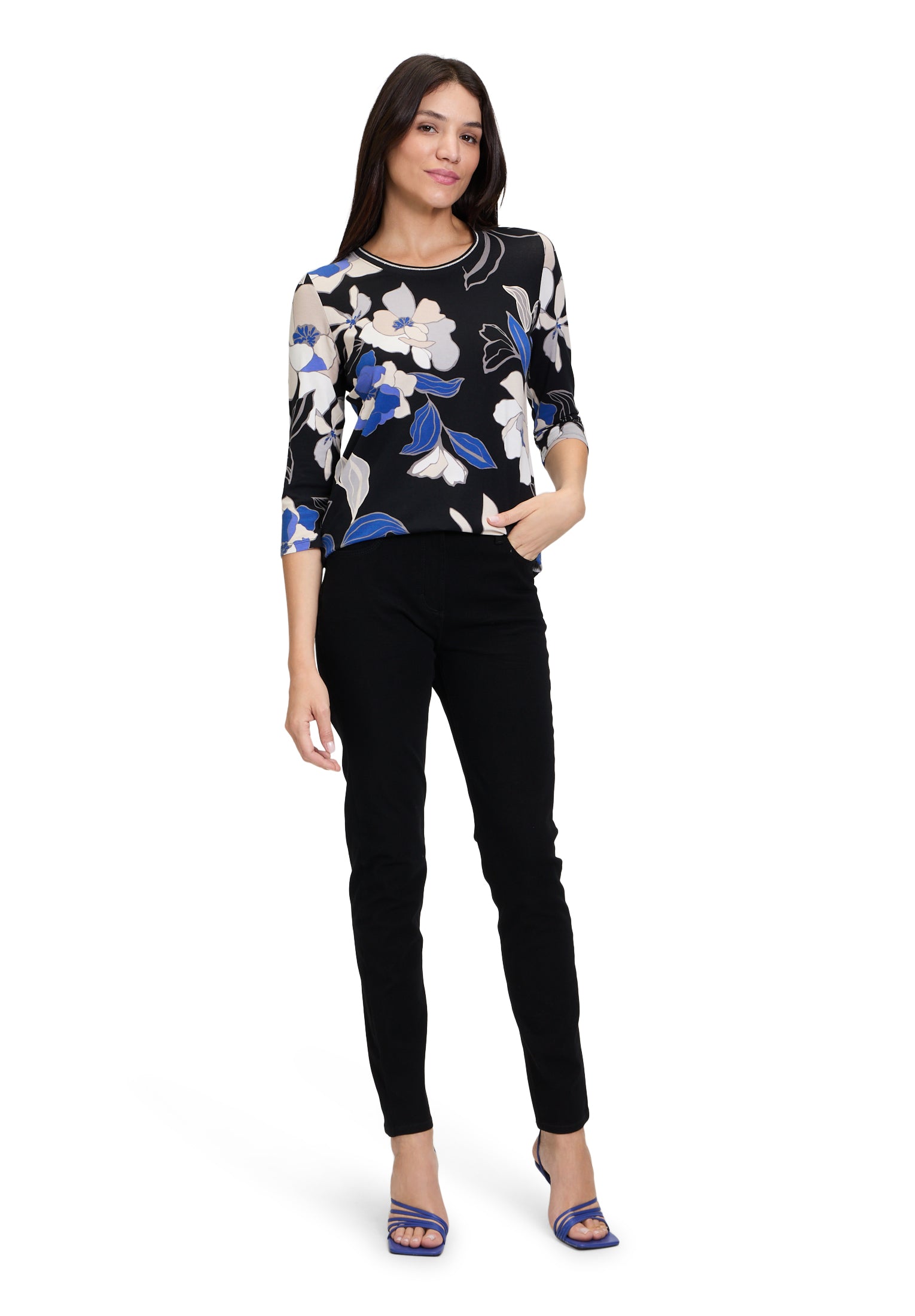An image of the Betty Barclay Floral Top