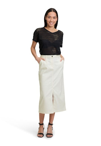 An image of the Betty Barclay Denim Skirt