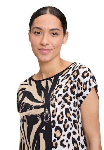 An image of the Betty Barclay Animal Print T-Shirt