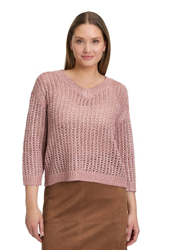 An image of the Betty Barclay Openwork Jumper
