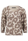 3/4 Sleeve Knitted Sweater