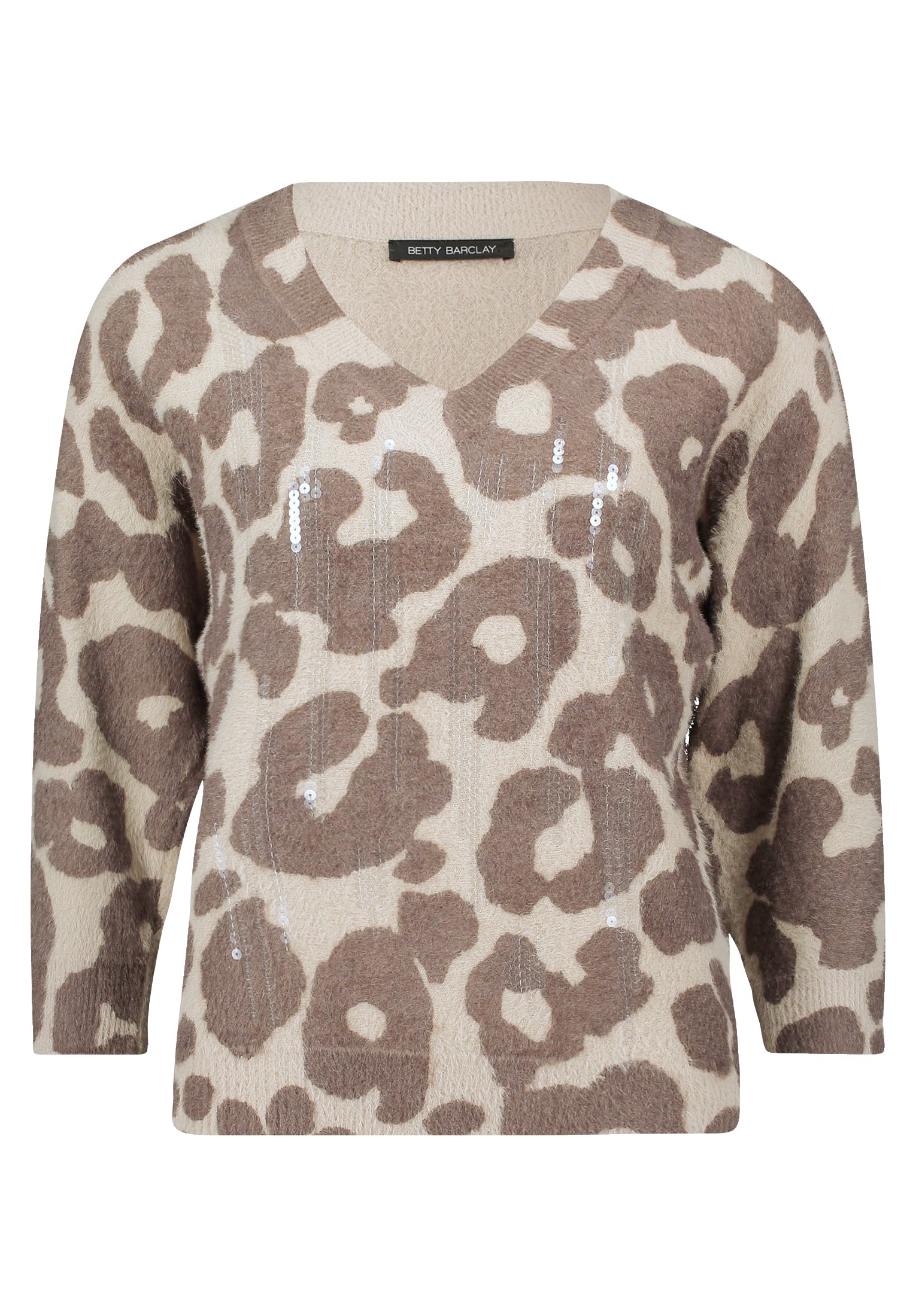 3/4 Sleeve Knitted Sweater
