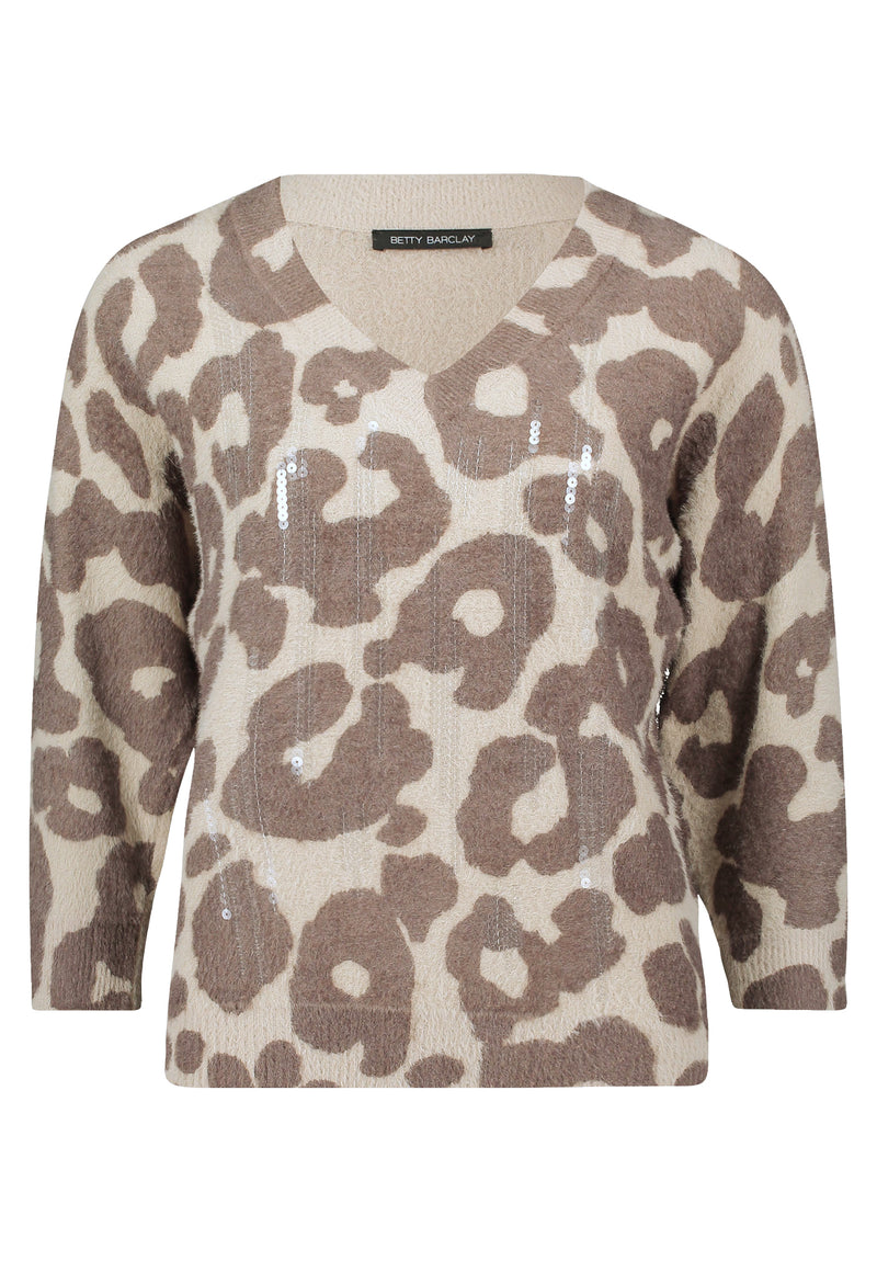 3/4 Sleeve Knitted Sweater