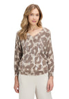 3/4 Sleeve Knitted Sweater