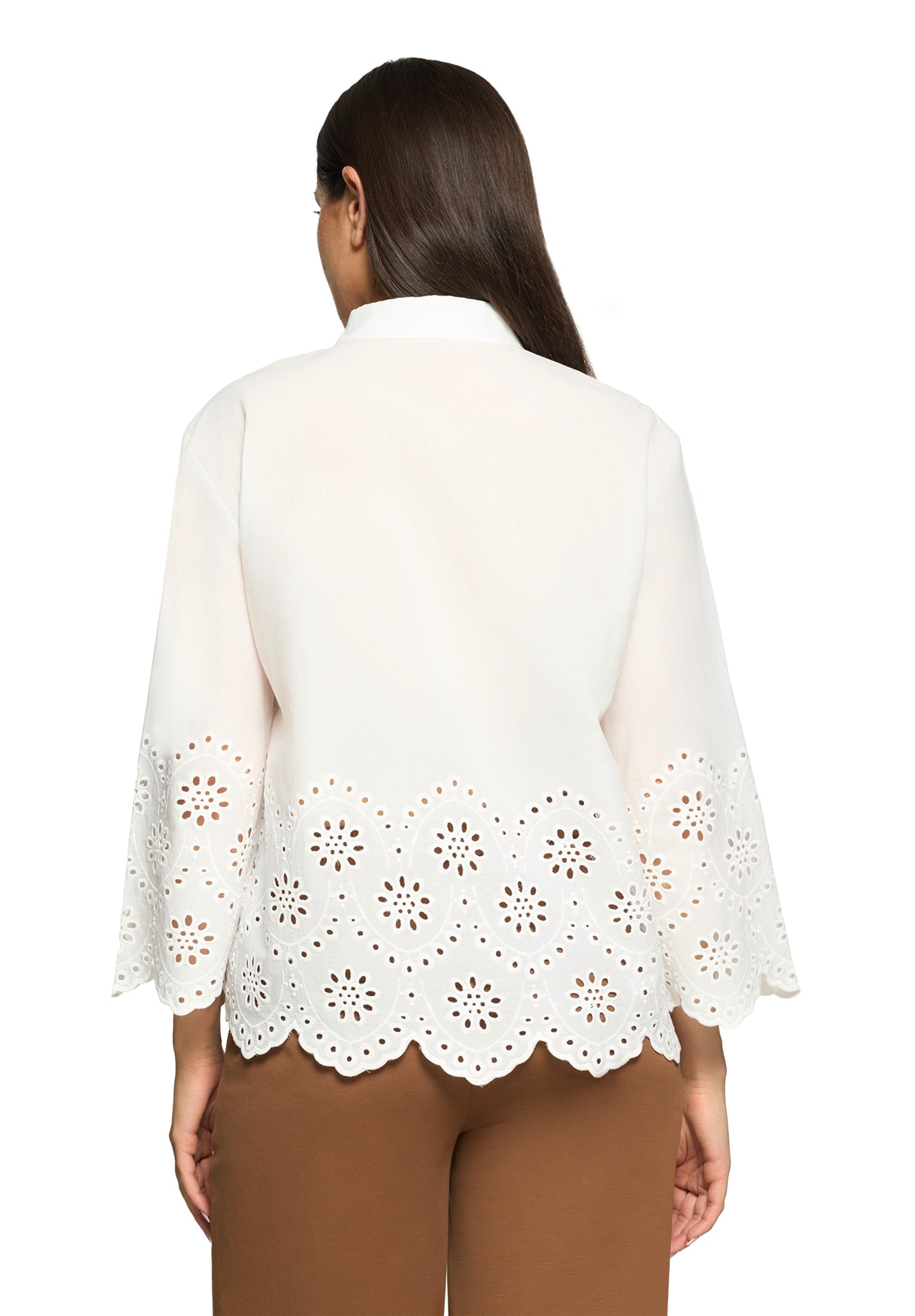 An image of the Betty Barclay Lace blouse
