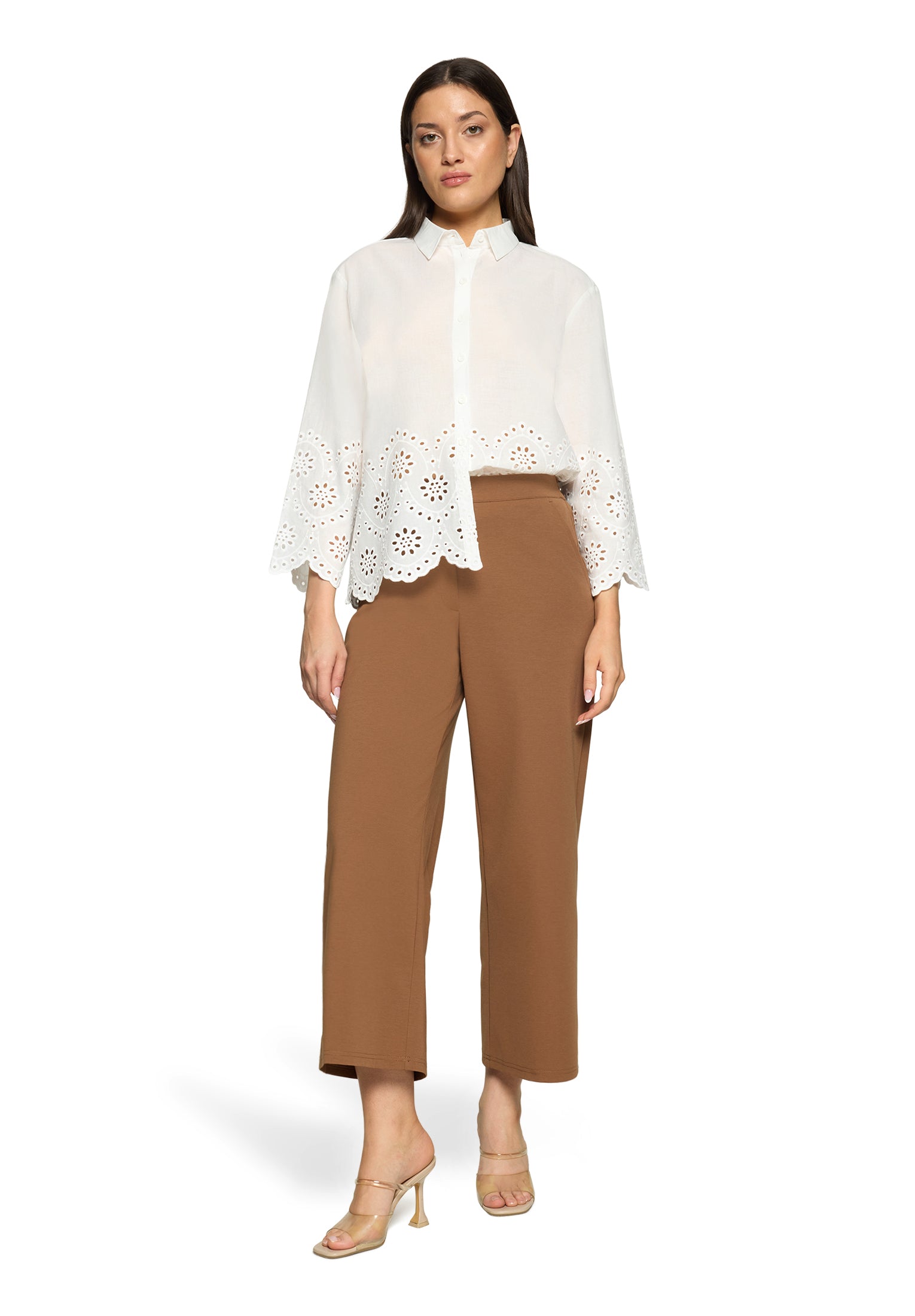 An image of the Betty Barclay Lace blouse