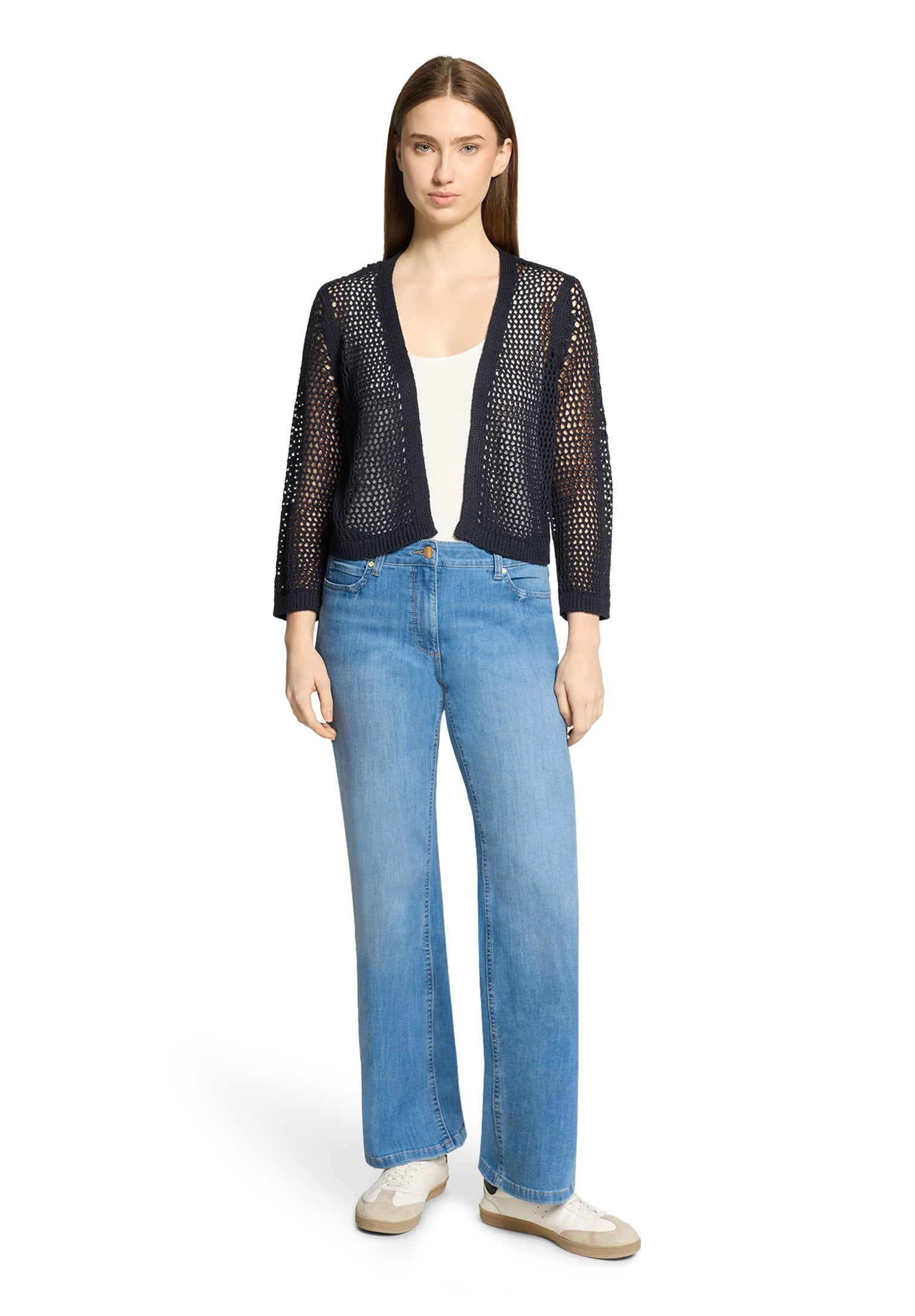 3/4 Sleeve Short Cardigan