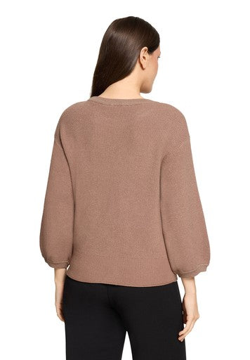 3/4 Sleeve Knitted Pullover