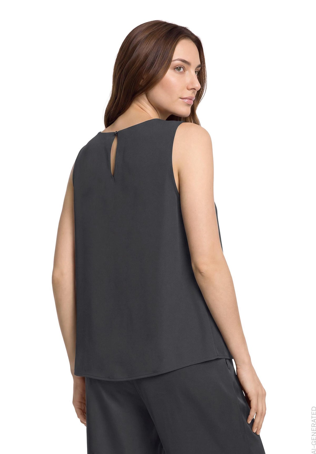 Ohne Sleeve Long Blouse