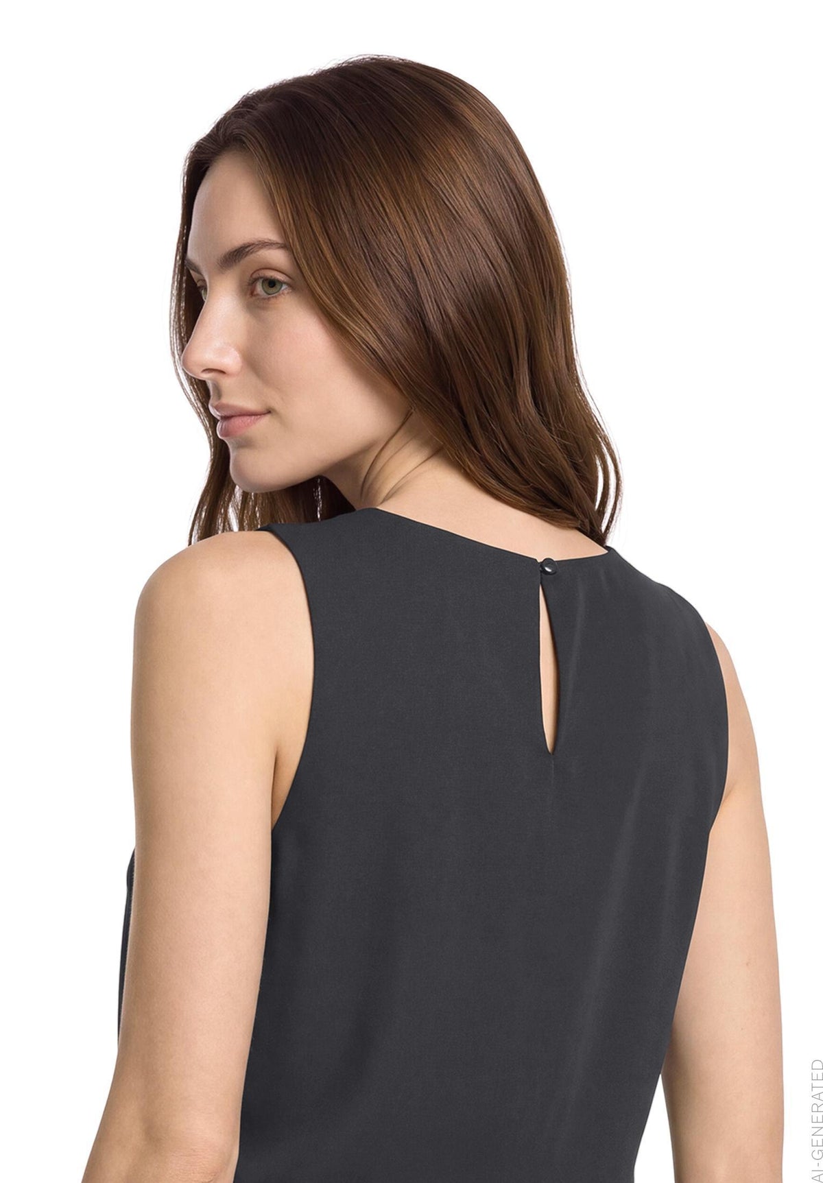 Ohne Sleeve Long Blouse
