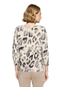 3/4 Sleeve Knitted Pullover