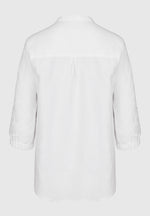 An image of the Bianca Linen Adela Blouse