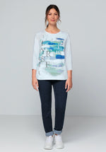 An image of the Bianca Dini 3/4 Length Top