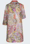 An image of the Bianca Diara Patterned Tunic Shirt
