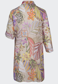 An image of the Bianca Diara Patterned Tunic Shirt