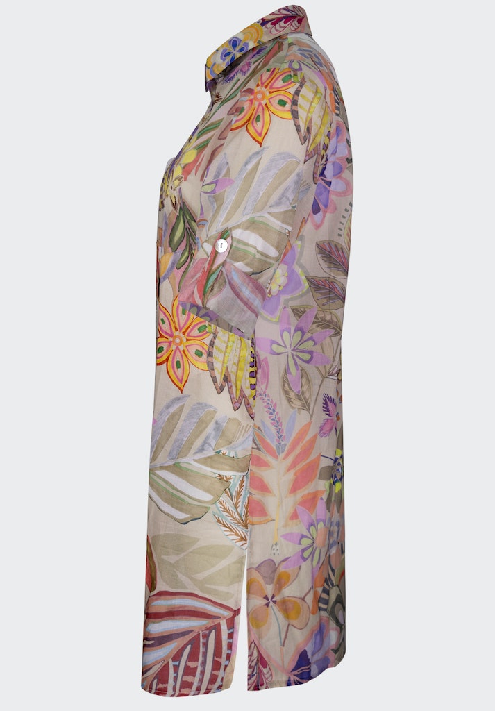 An image of the Bianca Diara Patterned Tunic Shirt