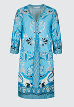 An image of the Bianca Danilo 3/4 Sleeve Patterned Dress