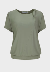 An image of the Bianca Cap Sleeve Twist Sia Top
