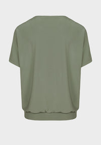 An image of the Bianca Cap Sleeve Twist Sia Top