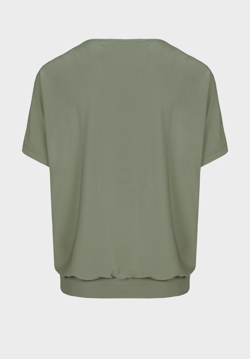 An image of the Bianca Cap Sleeve Twist Sia Top