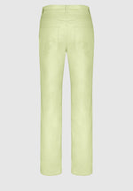 Bianca Melbourne Denim Jeans. Slim fitting straight leg jeans in a lime green colour.