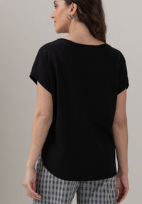 An image of the Bianca Oversized Sparkle Top Olly