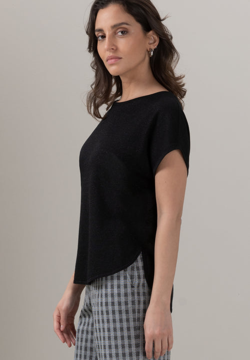An image of the Bianca Oversized Sparkle Top Olly