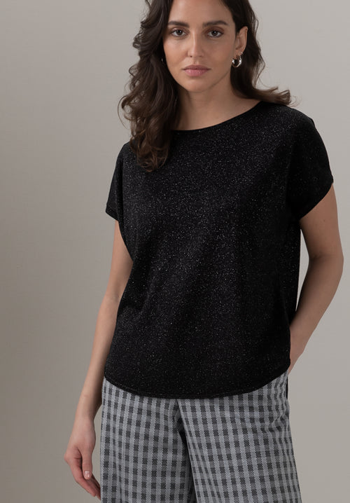 An image of the Bianca Oversized Sparkle Top Olly