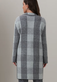 An image of the Bianca Kosmos Checked Coat