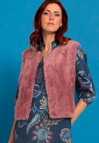 An image of the Bianca Tabea Faux Fur Jacket