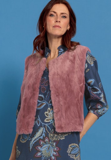 An image of the Bianca Tabea Faux Fur Jacket