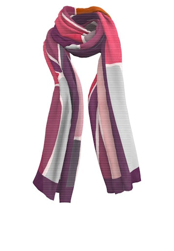An image of the Bianca Kapa Patterned Scarf