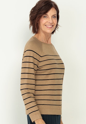 An image of the Bianca Remis Stripe Knitwear