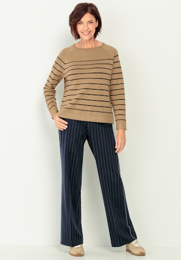 An image of the Bianca Remis Stripe Knitwear