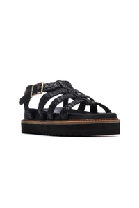 Leather Platform Sandal