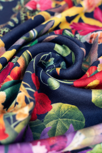 Botanical Kaleidoscope Lux Print Scarf