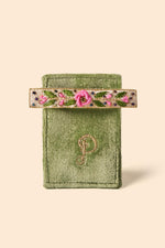 An image of the Powder Embroidered Barette