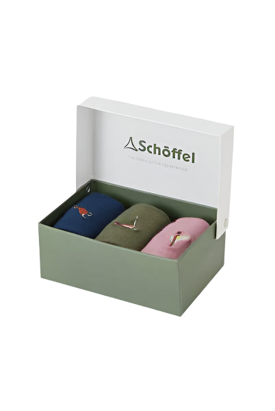 An image of the Schoffel Women's Bamboo Socks - Box Of 3